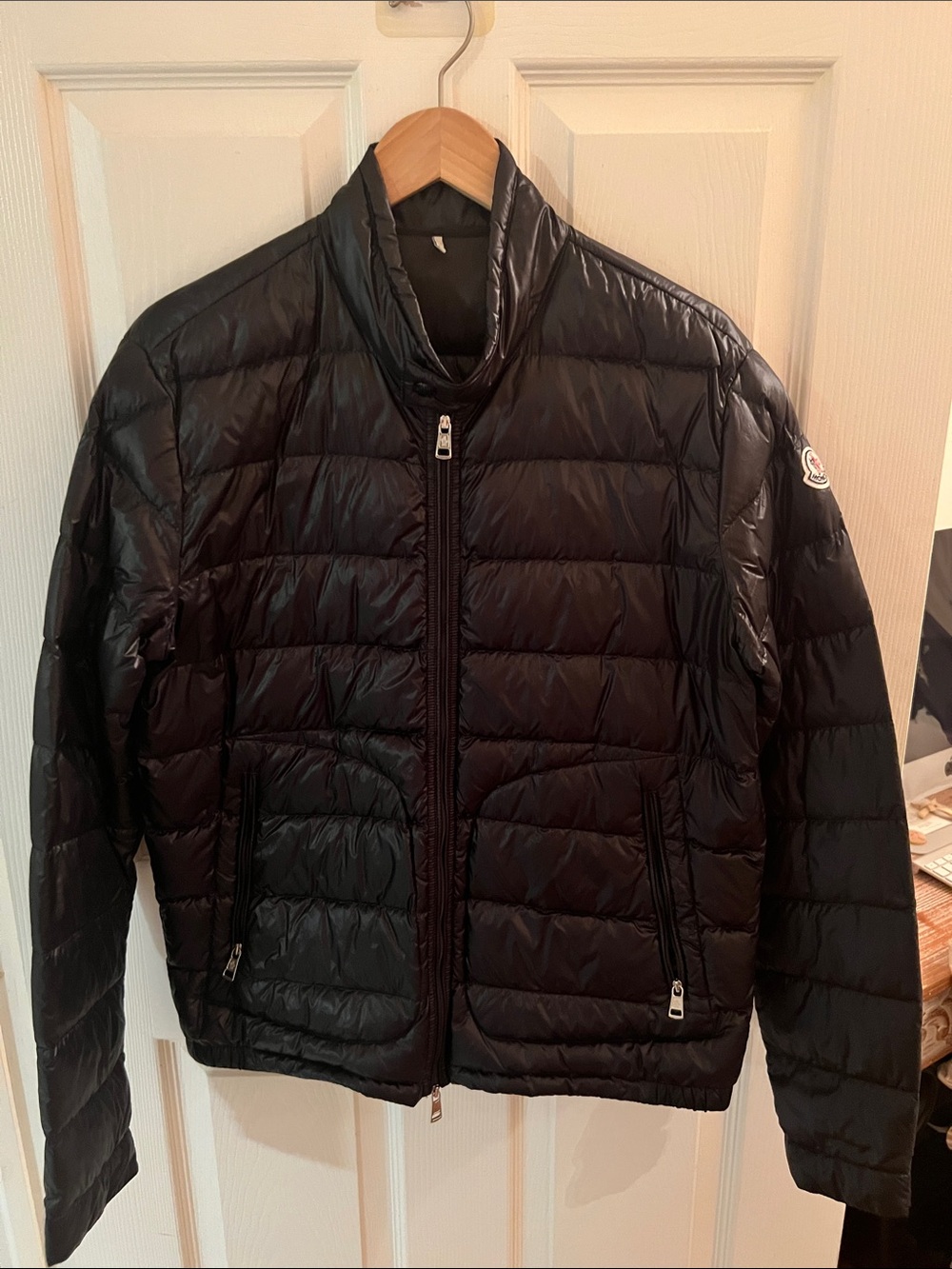 Moncler Black Quilted Puffer Jacket